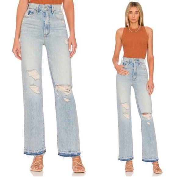 Mother Wide Leg Jeans - Picture 1 of 7